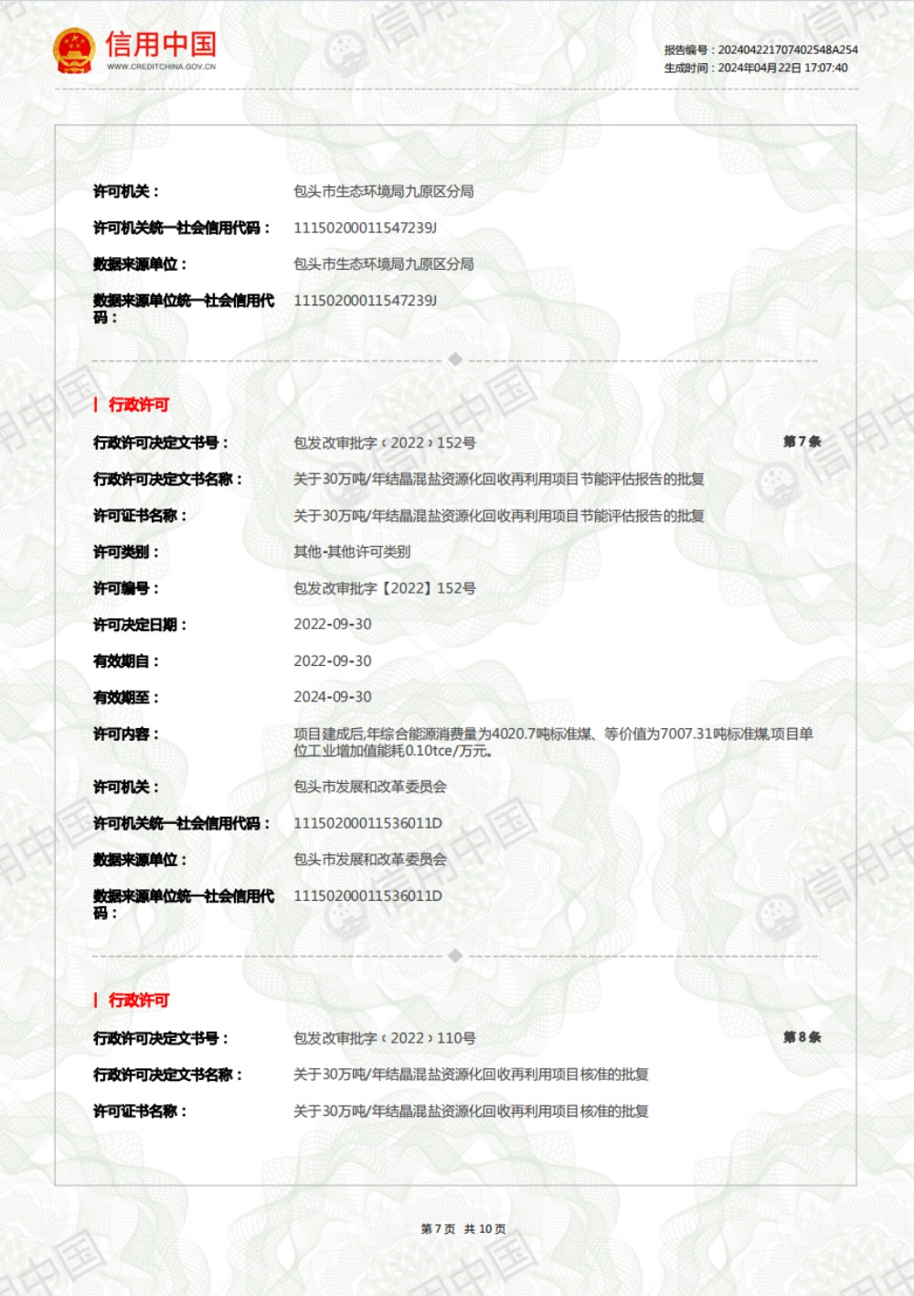 荣誉资质